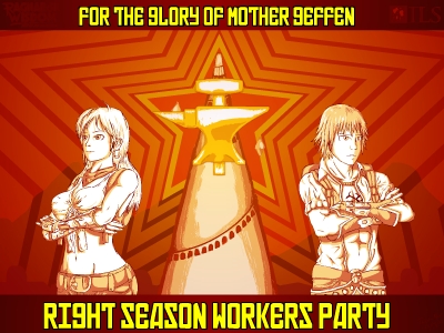GORDITAS! Right Season Workers Party Wallpaper